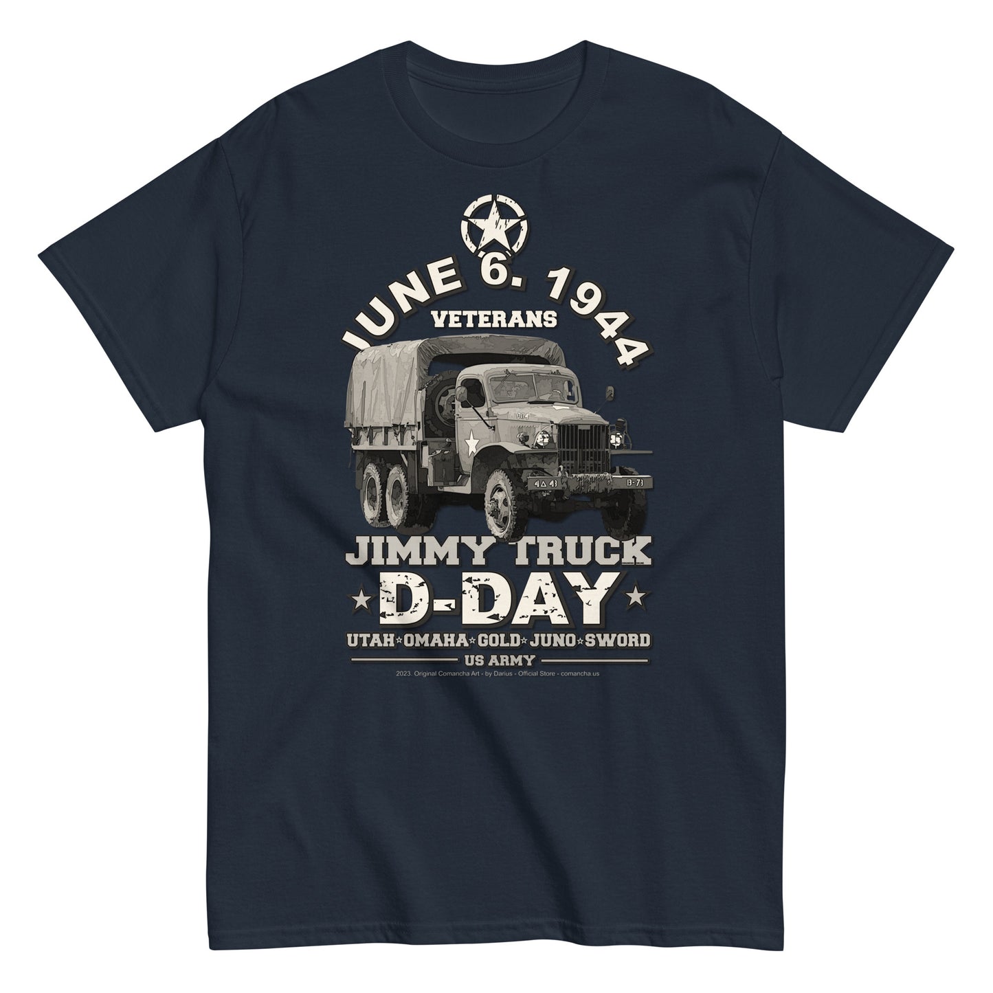 D-DAY 1944 Jimmy Truck t-shirt
