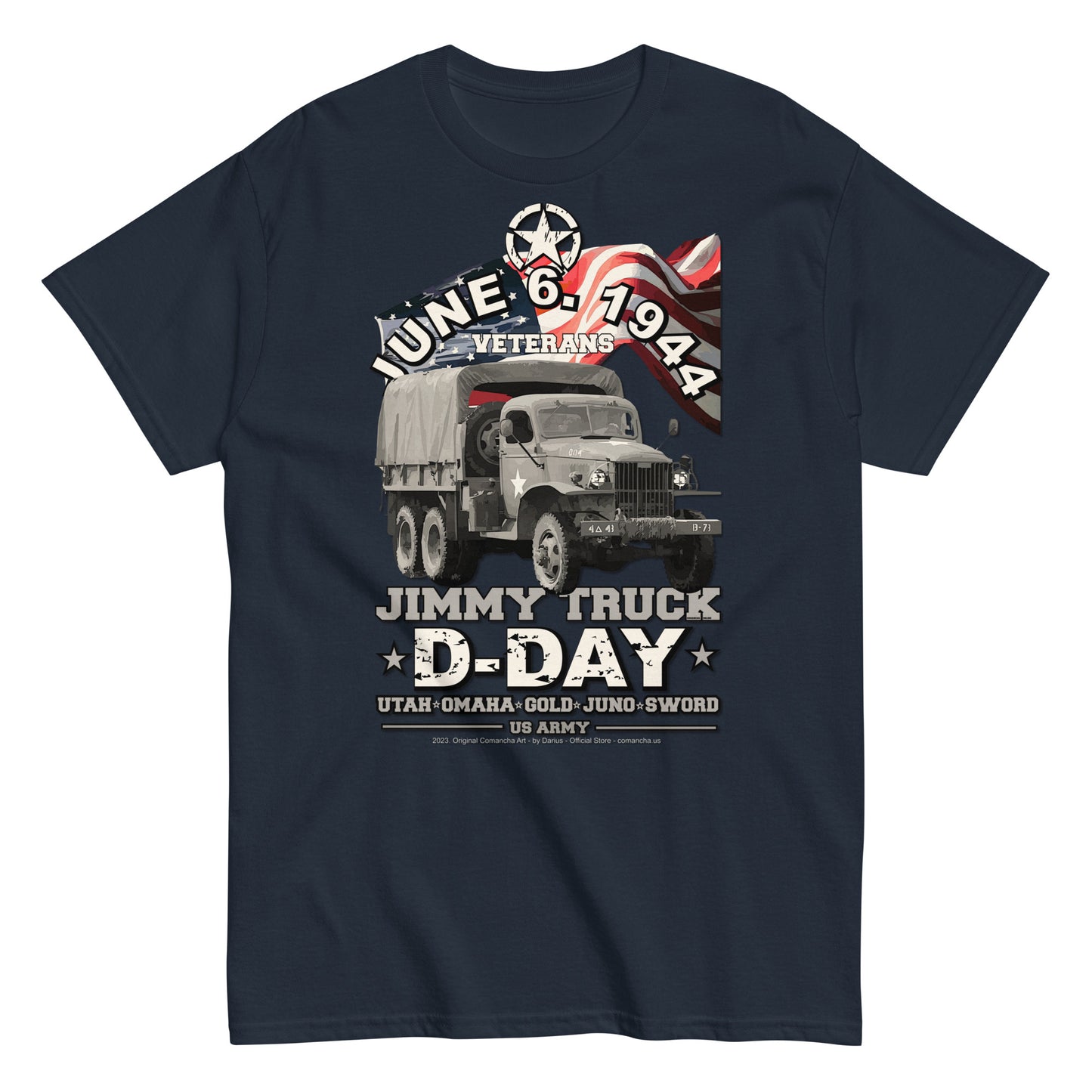 D-DAY Jimmy Truck Veterans t-shirt