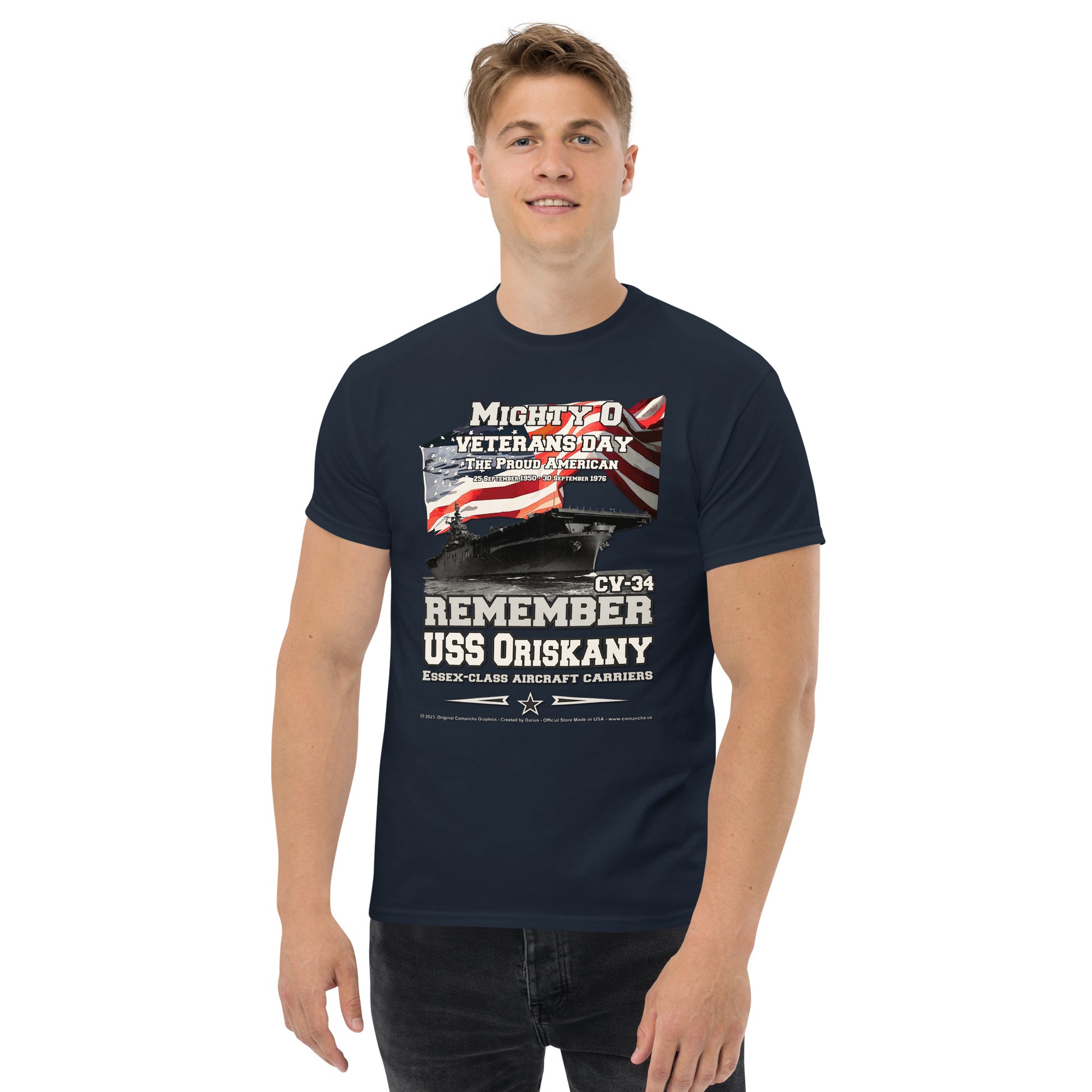 USS ORISKANY CV-34 Aircraft Carrier Veterans Classic T-Shirt,