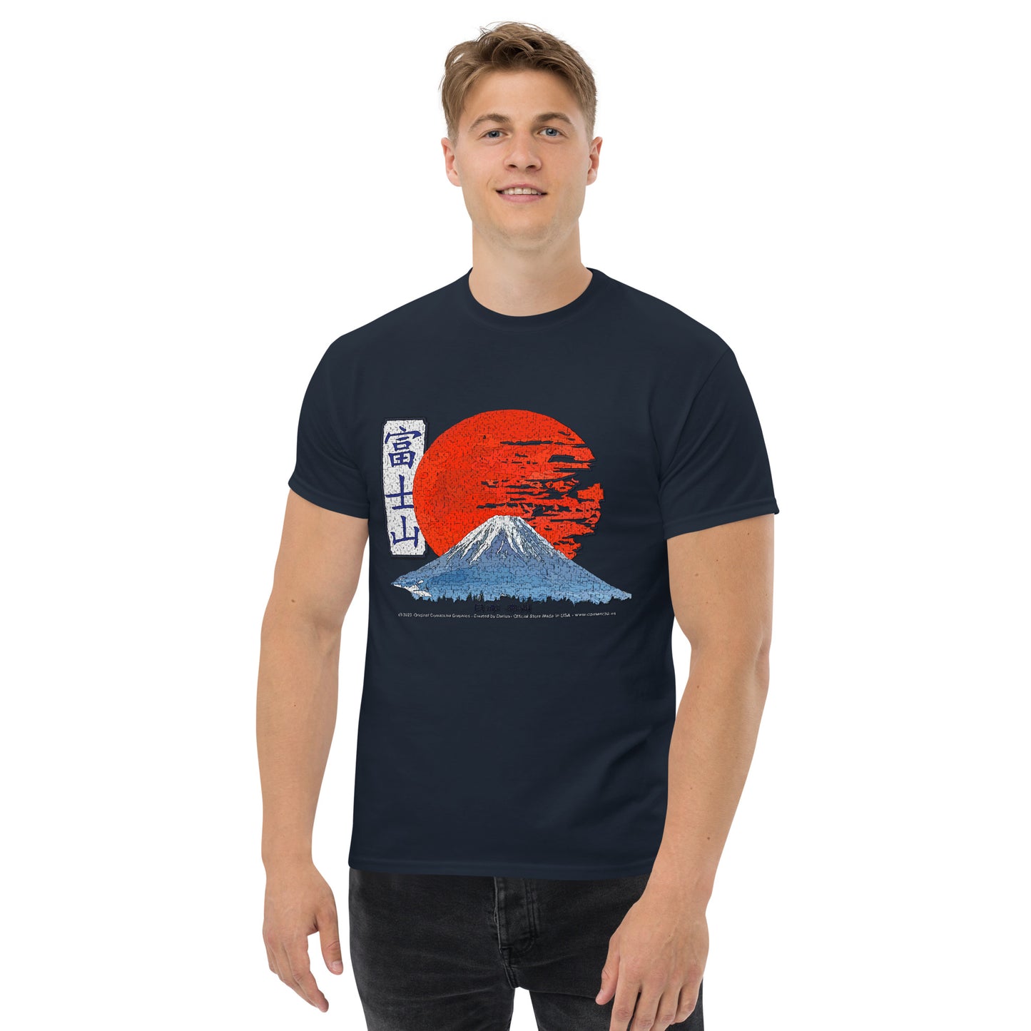 FUJI MOUNTAIN - Japanese Tradition T-Shirt, Comancha Japanese T-shirts,