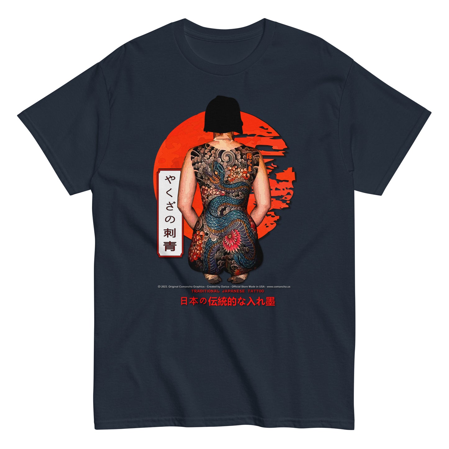 JAPANESE TATOO - Japanese Tradition T-Shirt, Jakuza Tatoo, Comancha T-shirts,