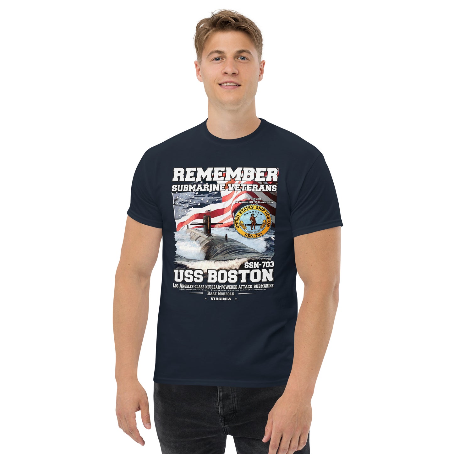USS BOSTON t-shirt, USS BOSTON SNN-703 t-shirt, Submarine Veterans t-shirt, Veterans T-shirt, T-shirt Shop,