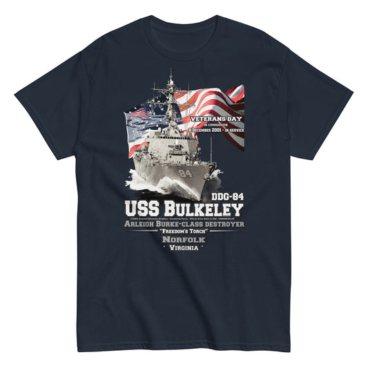 USS BULKELEY veterans t-shirt,USS BULKELEY DDG-84 t-shirt, US navy t-shirt, US navy veterans t-shirt, Destroyer US Navy Veterans T-shirt Comancha Navy Ship T-shirt,