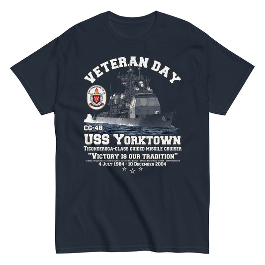 USS YORKTOWN tee, us navy veterans tee,comancha,US Navy Cruiser Veterans T-shirt, USS YORKTOWN CG-48 T-shirt,