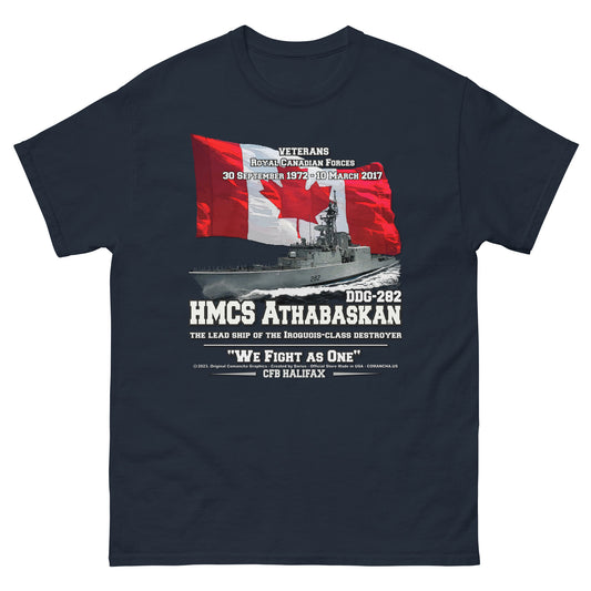 HMCS ATHABASKAN DDG-282 tee, Canadian Destroyer Veterans T-shirt, HMCS ATHABASKAN DDG-282 T-shirt, comancha.us