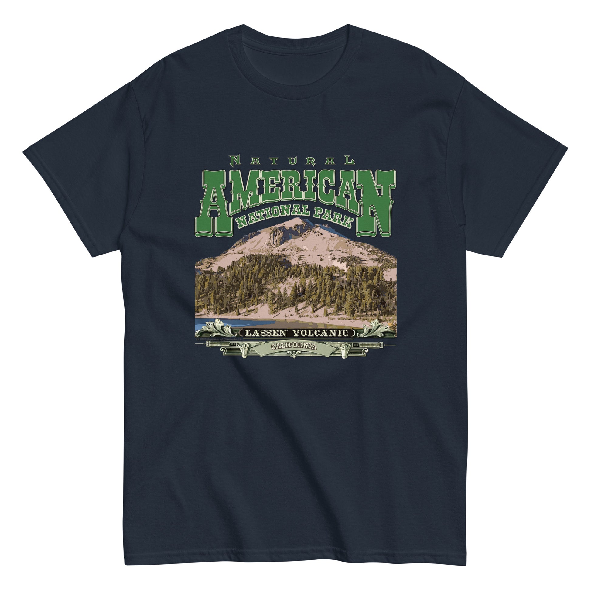 Lassen Volcanic National Park t-shirt, Comancha Graphics,Lassen Volcanic t-shirt, Comancha Graphics tee,