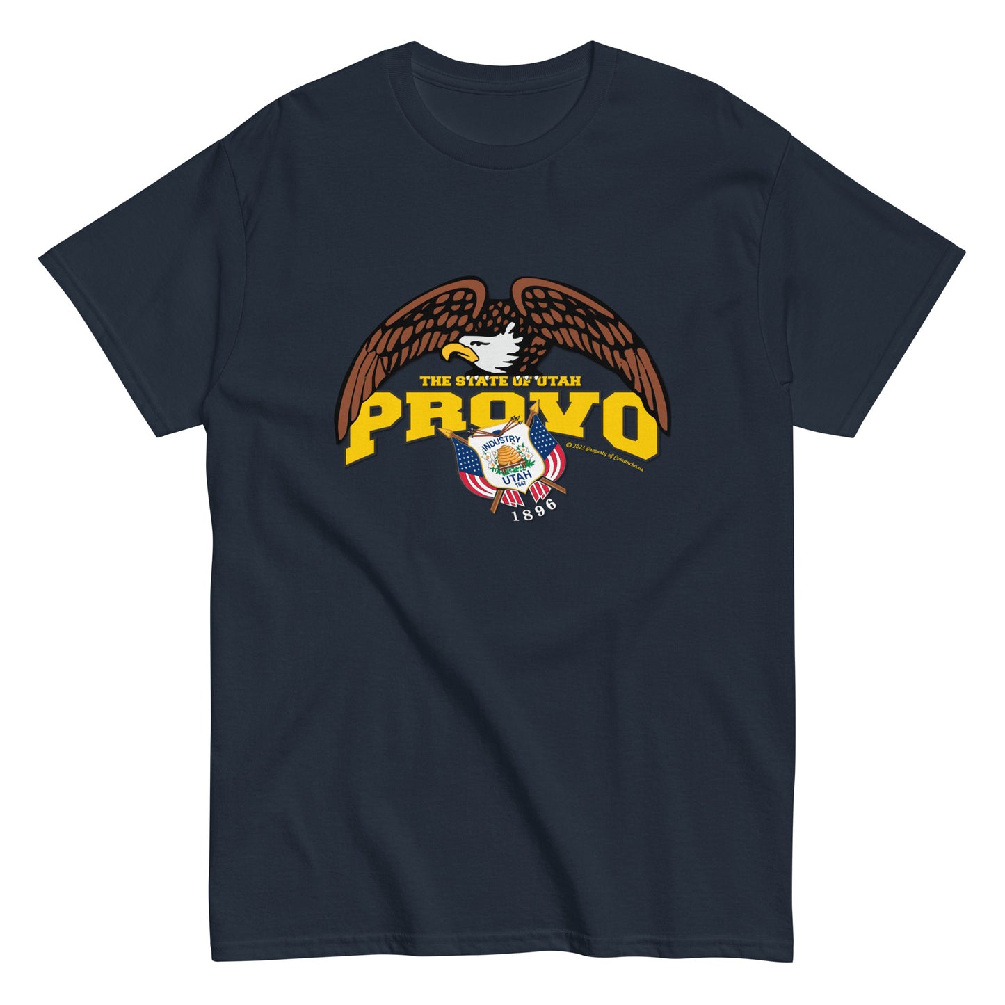 Provo t-shirt,PROVO City t-shirt, Utah State T-shirt,comancha graphics,