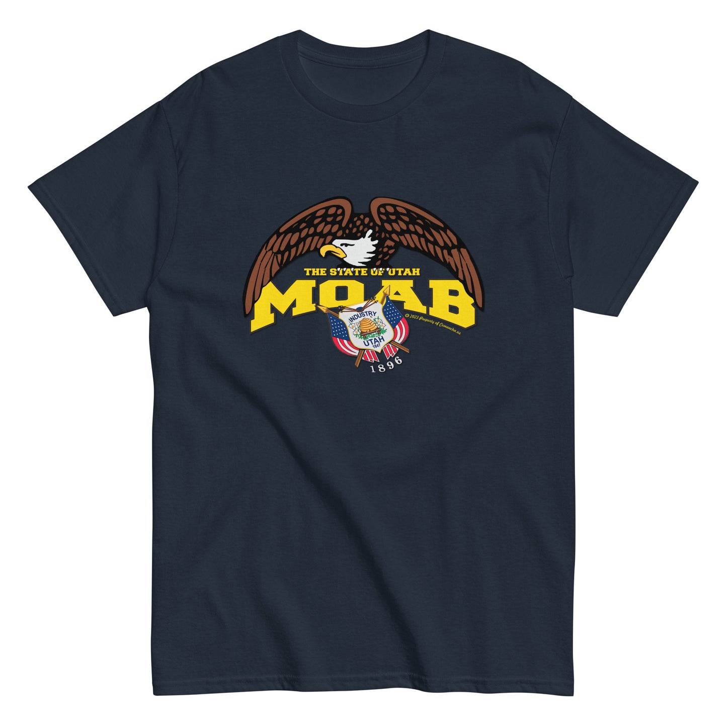 Moab t-shirt,Moab City t-shirt,Utah State T-shirt,comancha graphics,