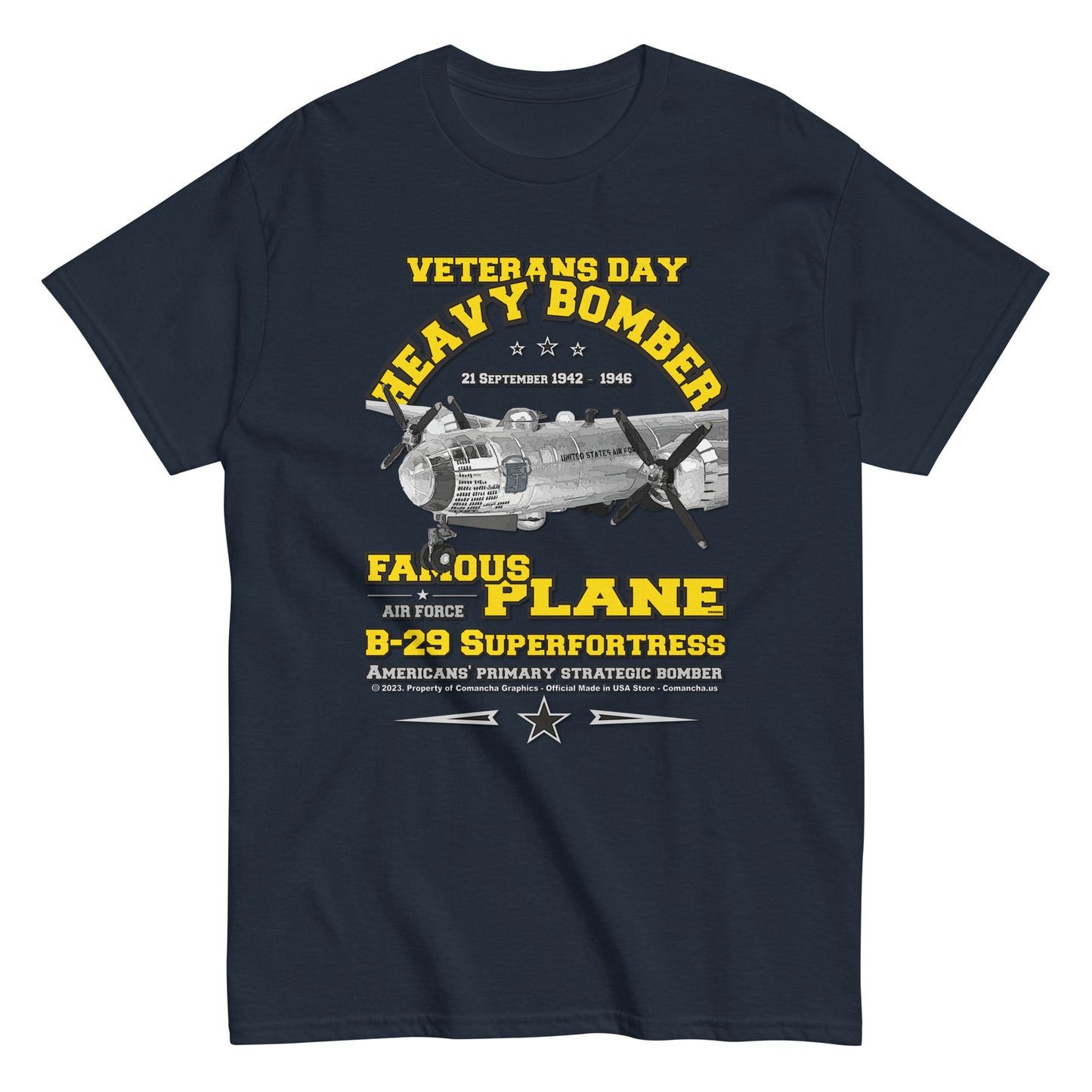 B-29 Superfortress T-Shirt,B-29 bomber t-shirt,US air force t-shirt,comancha t-shirt,veterans day t-shirt,