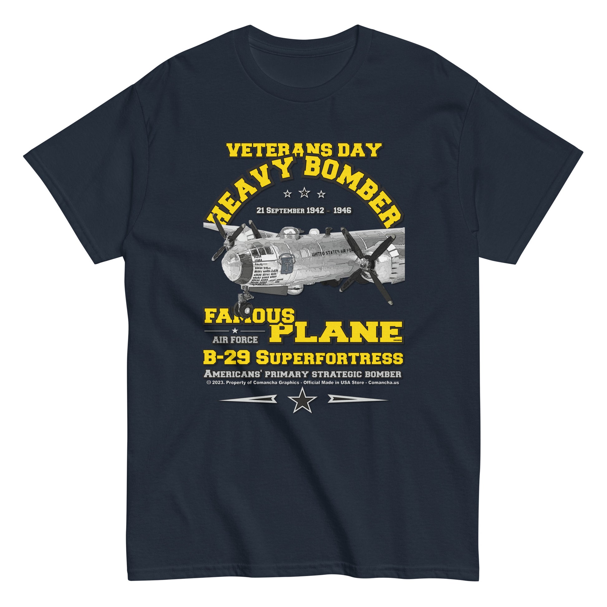 B-29 Superfortress T-Shirt,B-29 bomber t-shirt,US air force t-shirt,comancha t-shirt,veterans day t-shirt,