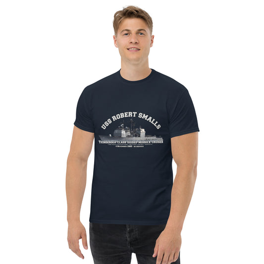 USS ROBERT SMALLS CG-62 Cruiser T-shirt, USS ROBERT SMALLS t-shirt,US Navy T-shirt,Comancha stort, navy veterans t-shirt,