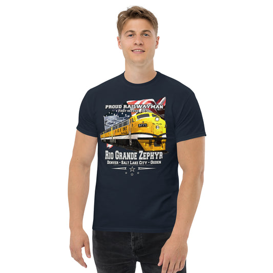 RIO GRANDE ZEPHYR t-shirt, RIO GRANDE ZEPHYR ,Proud Railwayman T-shirt,comancha t-shirt,