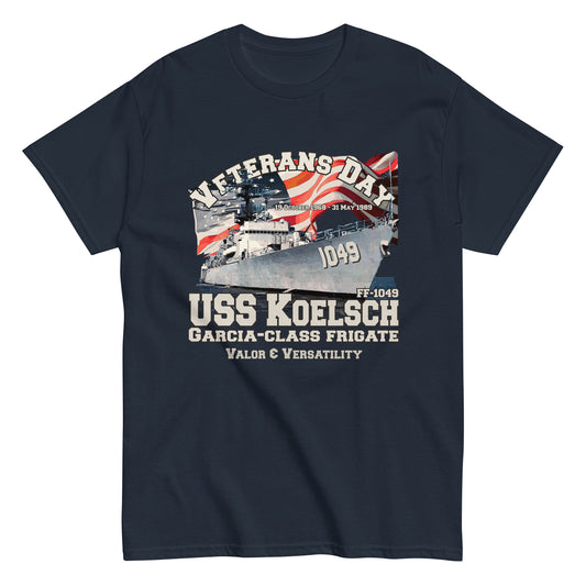 USS KOELACH tee,FF-1049 tee, uss Frigate Veterans T-shirt,USS KOELACH t-shirt, FF-1049 Frigate Veterans T-shirt,