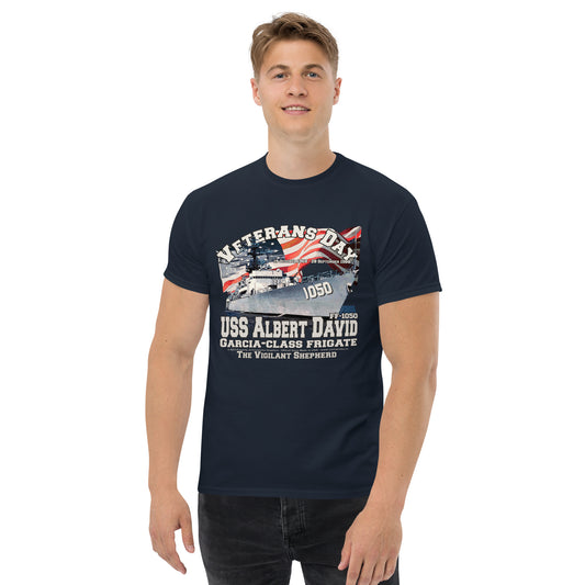 USS ALBERT DAVID t-shirt,USS ALBERT DAVID veterans t-shirt,USS ALBERT DAVID FF-1050 Frigate T-shirt,comancha graphics tee,