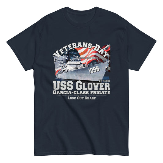 USS Glover FF-1098 Frigate Veterans T-shirt, USS Glover t-shirt,USS Glover veterans t-shirt,USS Glover FF-1098 Frigate T-shirt,comancha graphics tee,navy veterans t-shirt,navy t-shirt,us navy tee,