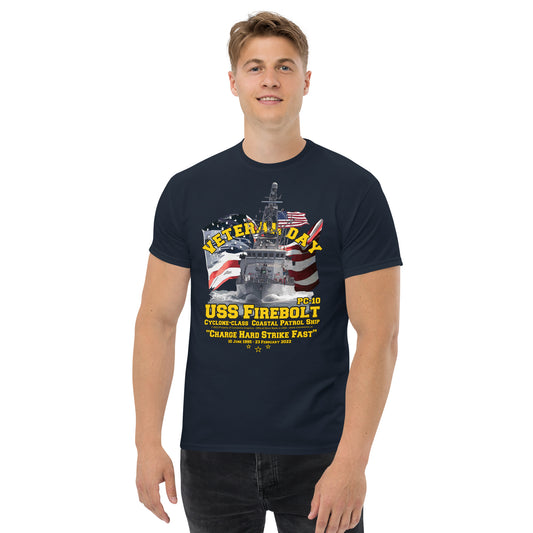 USS Firebolt t-shirt, PC-10 Patrol Ship T-shirt,patrol ship tee,navy tee,us navy tee,comancha t-shirt,