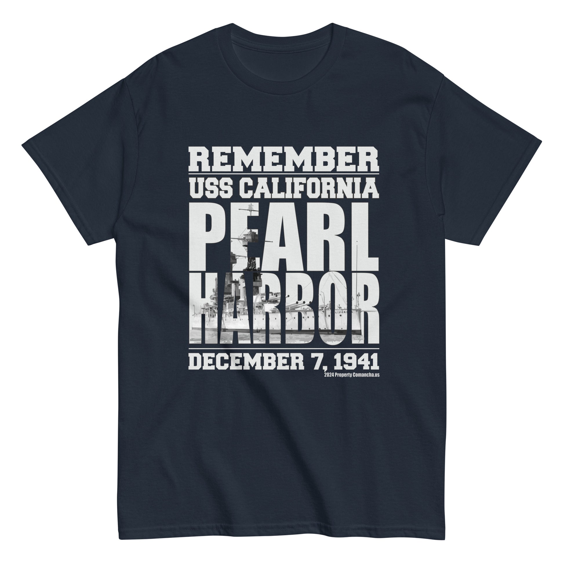 REMEMBER PEARL HARBOR USS CALIFORNIA T-shirt