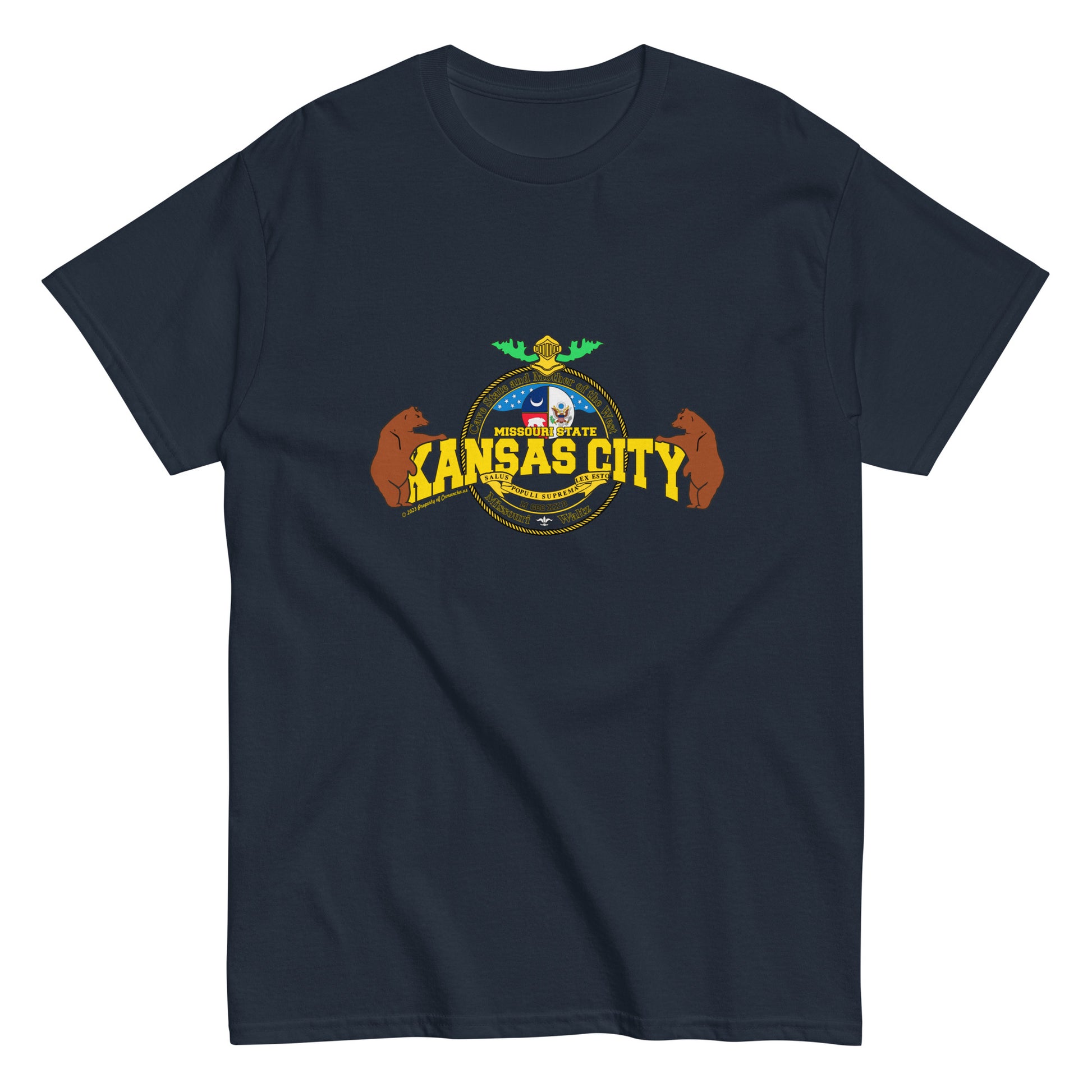 Kansas City tee, Missouri State t-shirt, Comancha.us,