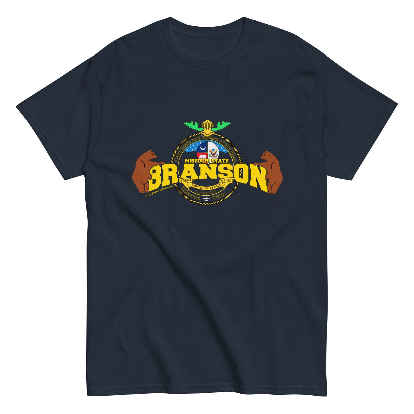 Branson City tee, Missouri State T-shirt, Comancha.us,