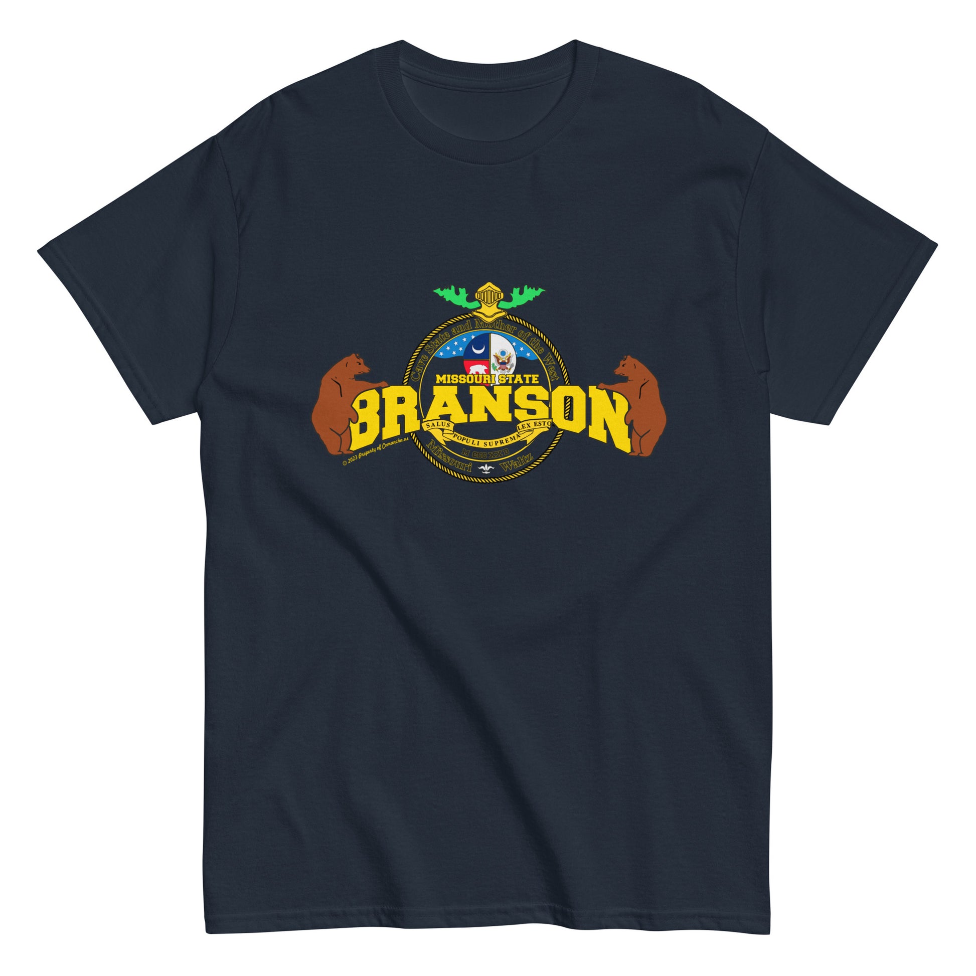 Branson City tee, Missouri State T-shirt, Comancha.us,
