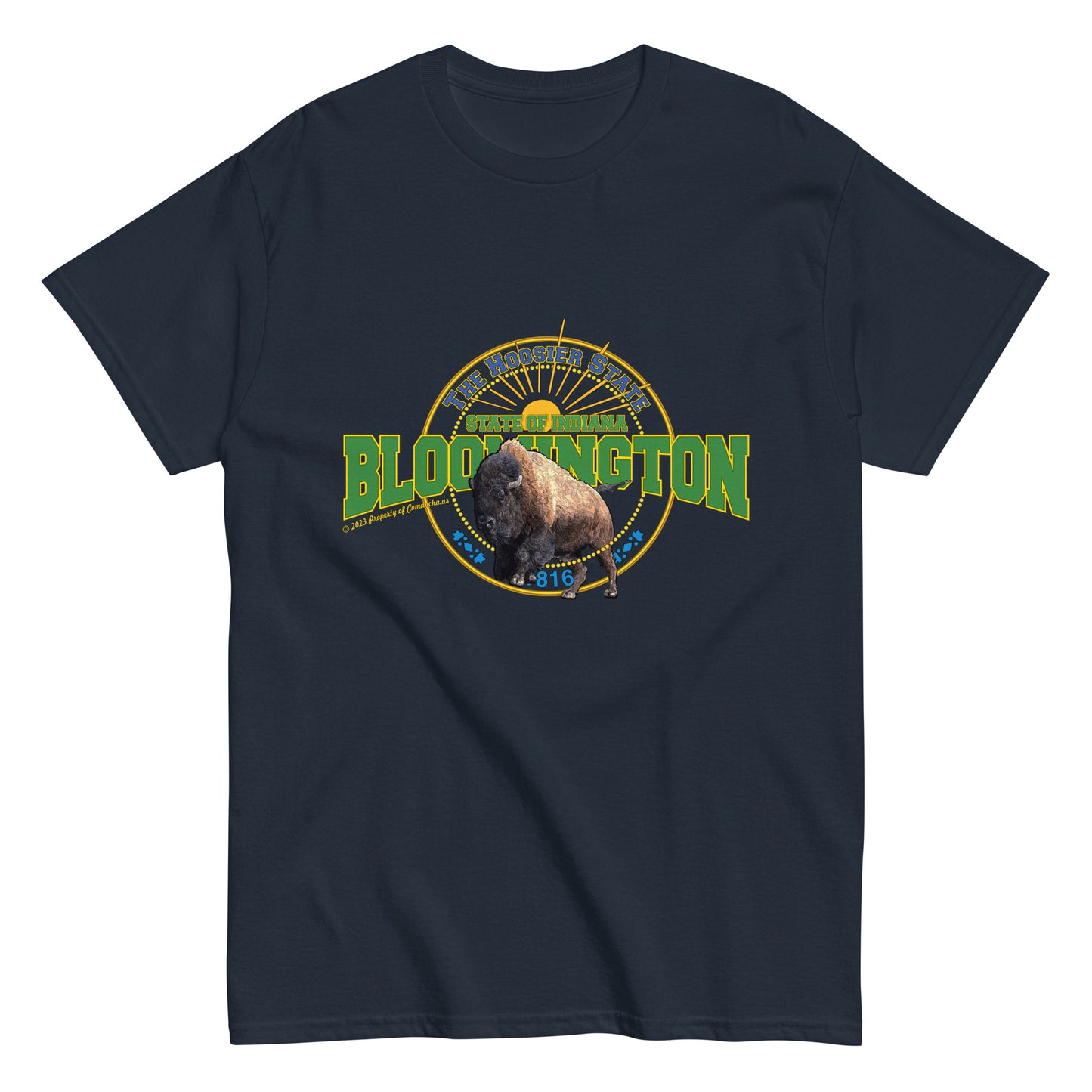 Blumington City Tee - Indiana State T-shirt, Comancha.us Store,