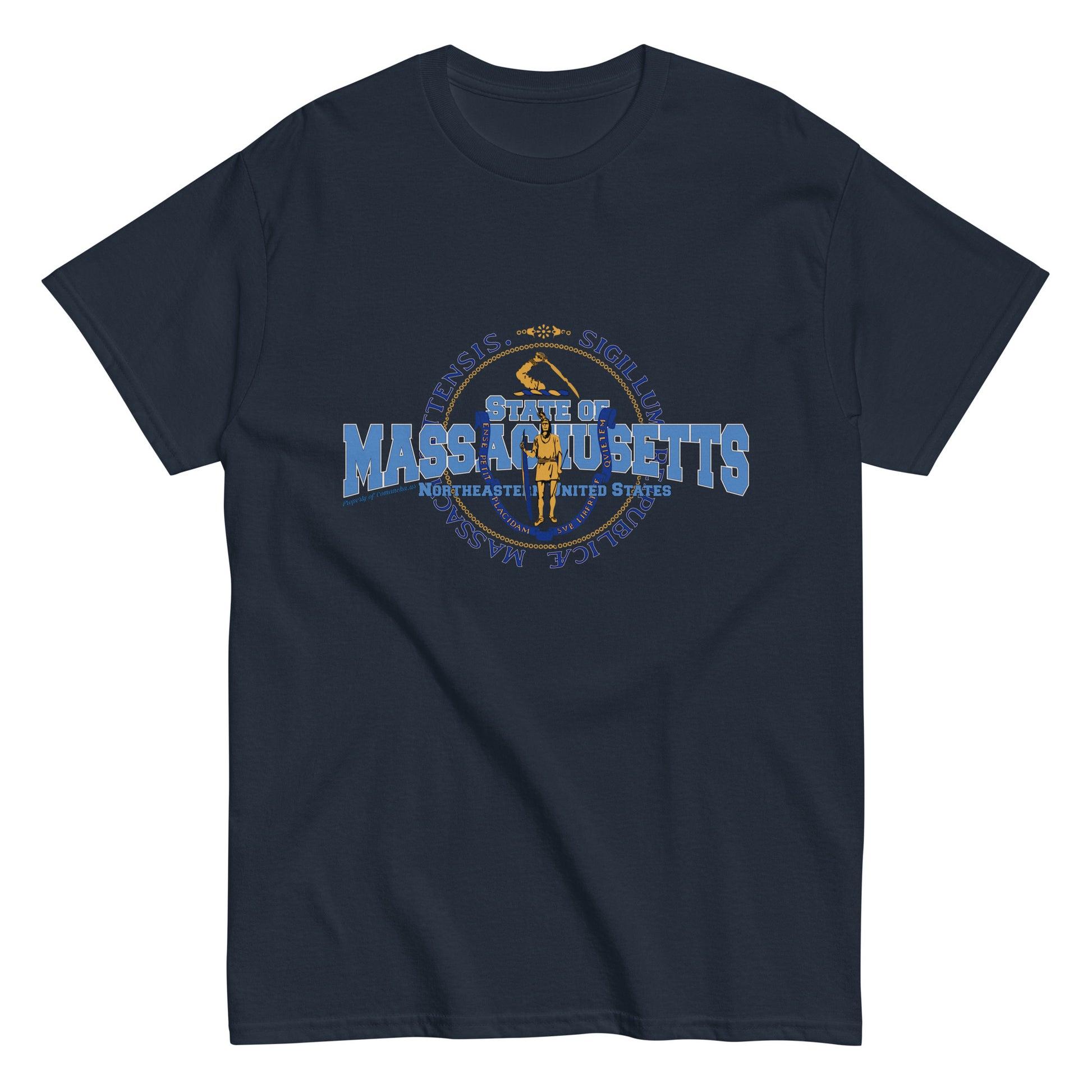 State of Massachusetts T-shirt, Comancha.us T-shirts,
