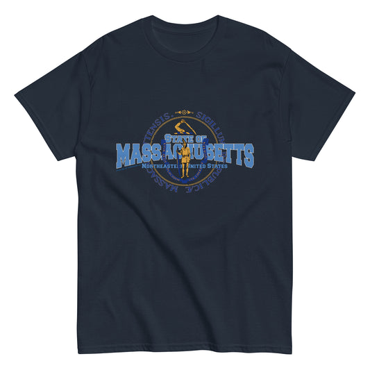 State of Massachusetts T-shirt, Comancha.us T-shirts,