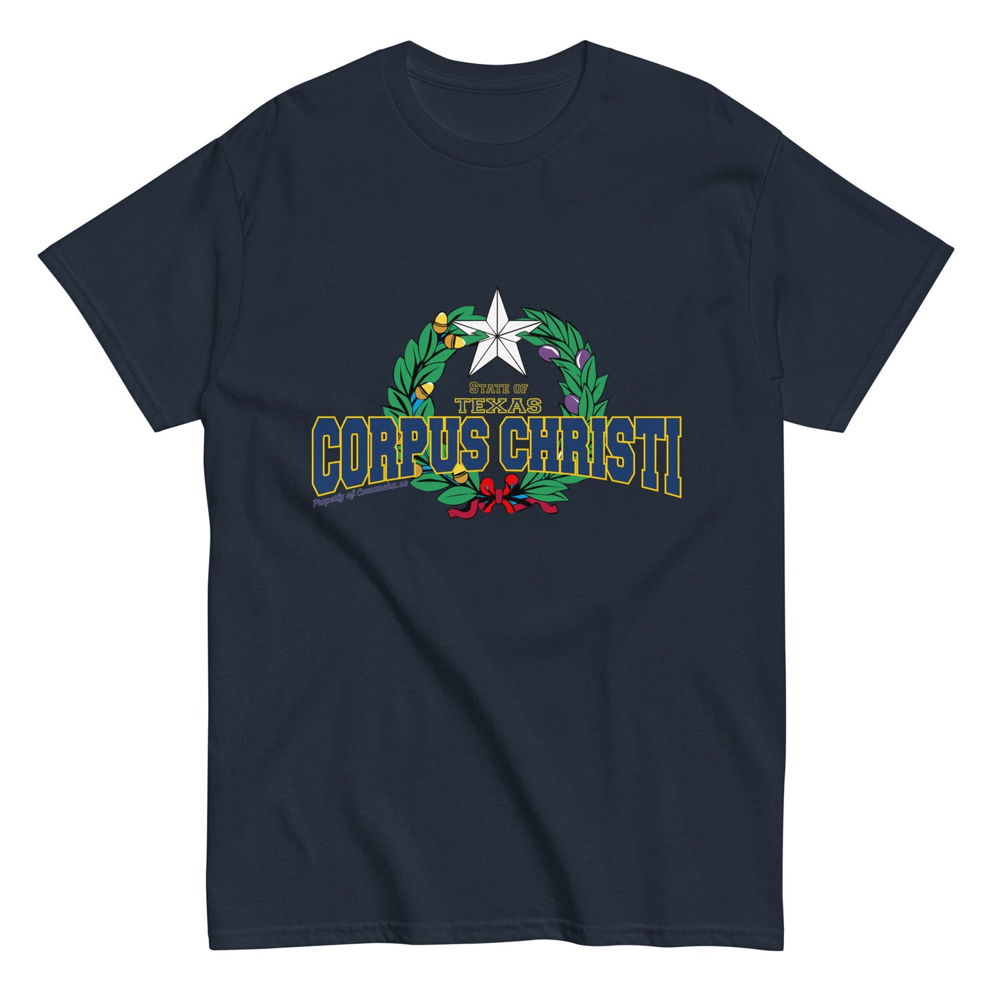Corpus Christi State of Texas Tee, Comancha Graphics tee,