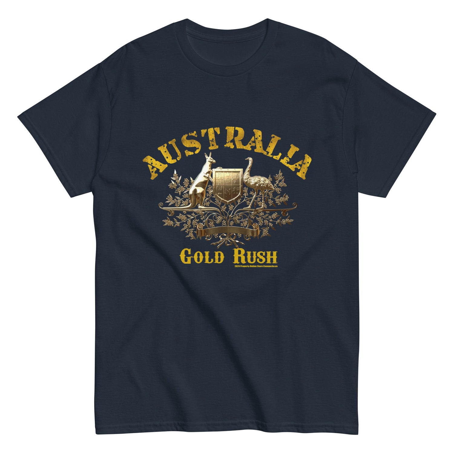 Australia Gold Rush T-shirt, Gold Rush T-shirt,Gold Rush Tee, Comancha T-shirt, Australia Gold Rush Tee, Comancha Tee,
