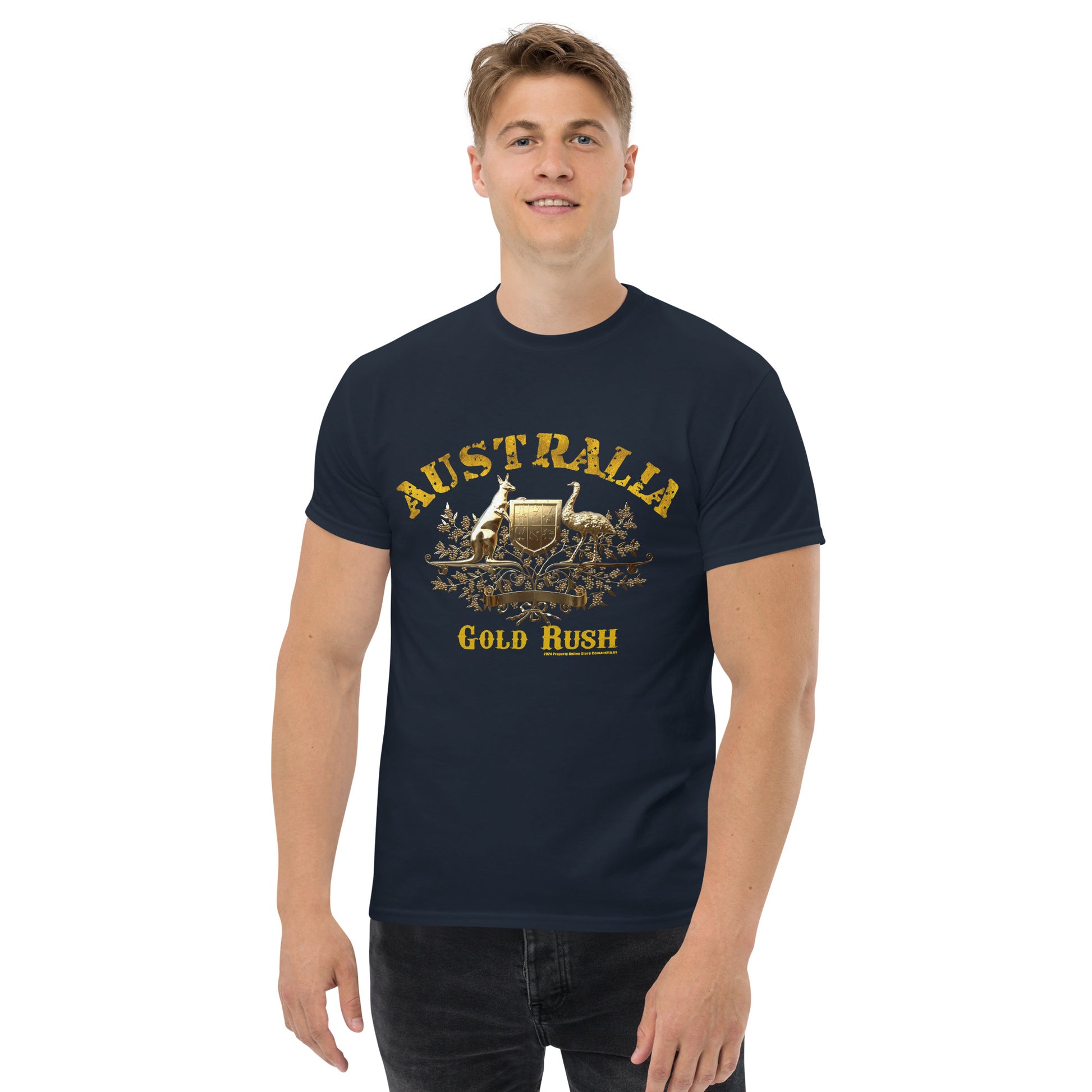 Australia Gold Rush T-shirt, Gold Rush T-shirt,Gold Rush Tee, Comancha T-shirt, Australia Gold Rush Tee, Comancha Tee,