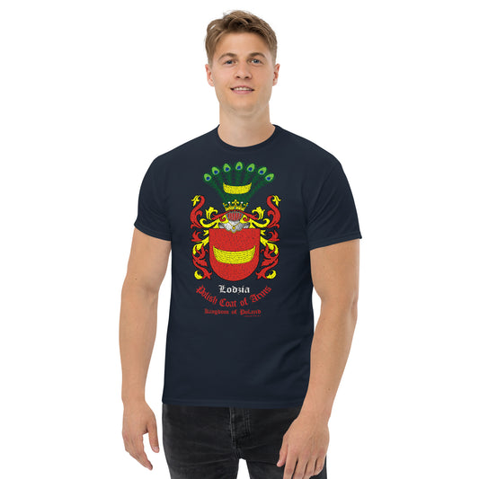 Lodzia Herb Koszulka, Polskie Herby Rodowe Koszulki, Lodzia coats of arms t-shirt, Comancha Graphics,