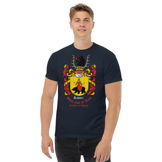 Rawicz Herb Koszulka, Polskie Herby Rodowe Koszulki, Rawicz coats of arms t-shirt, Comancha Graphics,