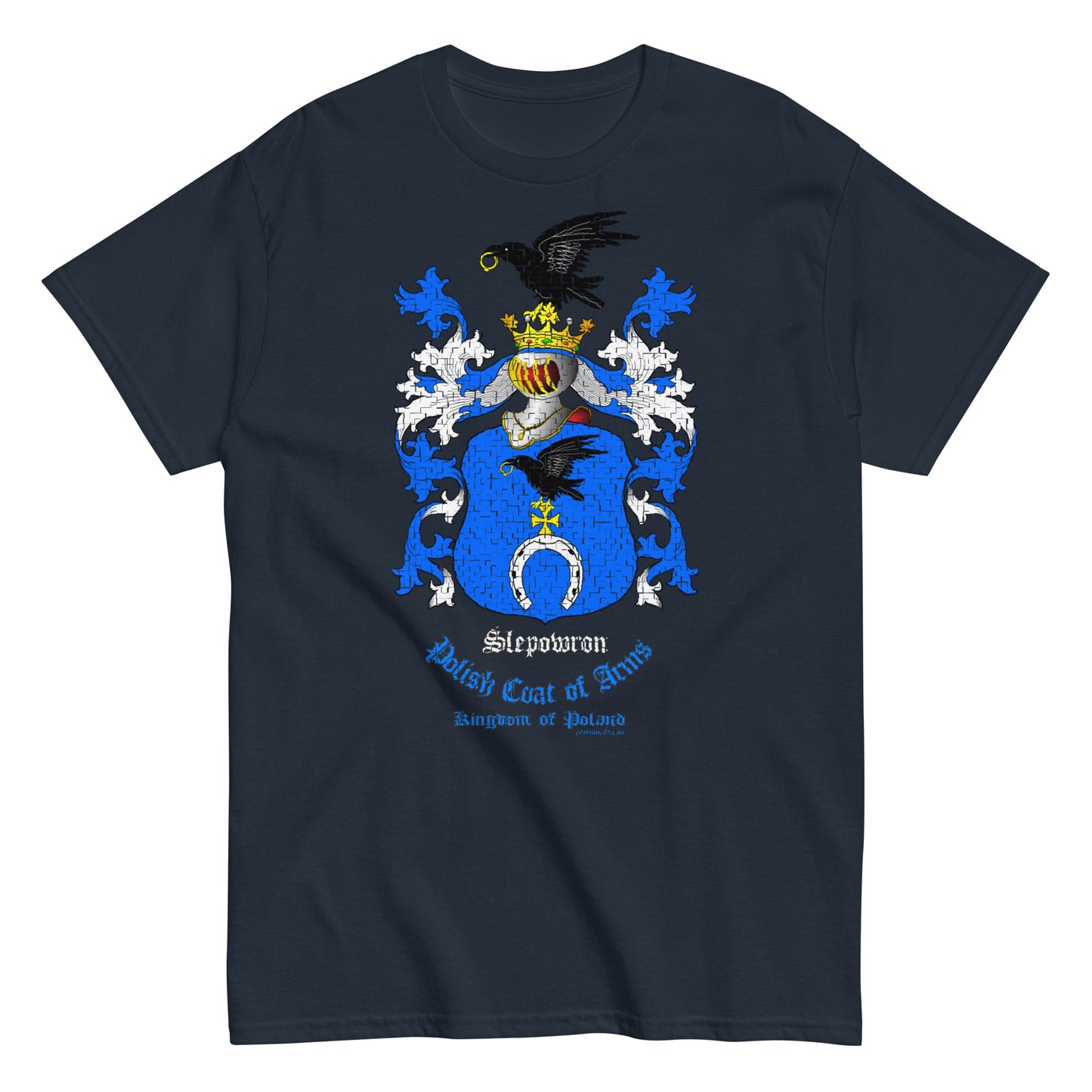 Slepowron Herb szlachecki Koszulka, Polski herb rodowy, Slepowron coats of arms t-shirt, Comancha Graphics,
