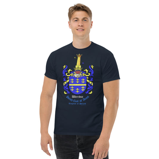 Wierzbna Herb szlachecki Koszulka, Polski herb rodowy koszulka, Wierzbna coats of arms t-shirt, Comancha Graphics,
