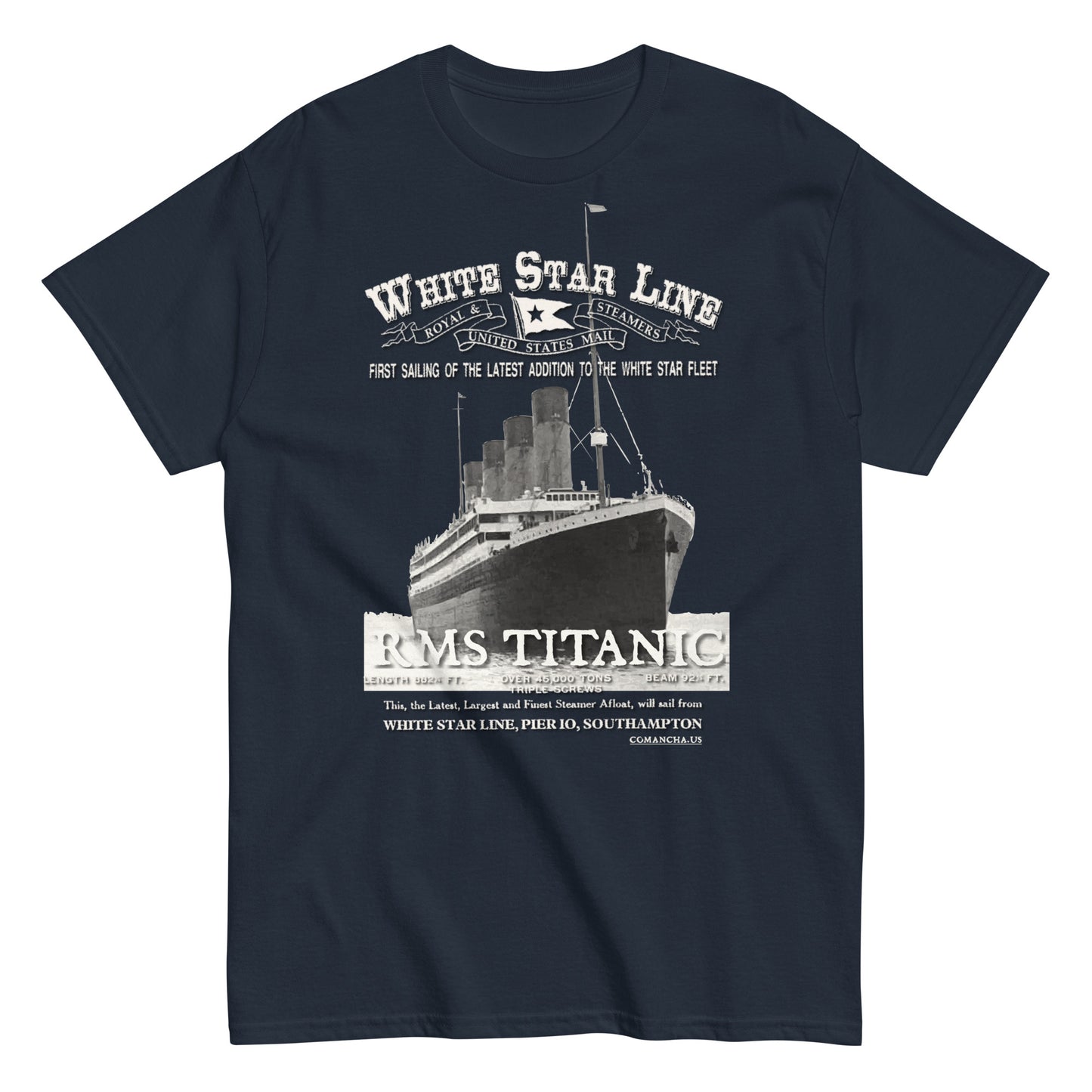 RMS TITANIC, RMS TITANIC Tee, Comancha Graphic Store,