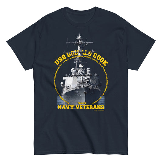USS Donald Cook DDG-75 T-shirt,USS Donald Cook T-shirt, Comancha Graphics,