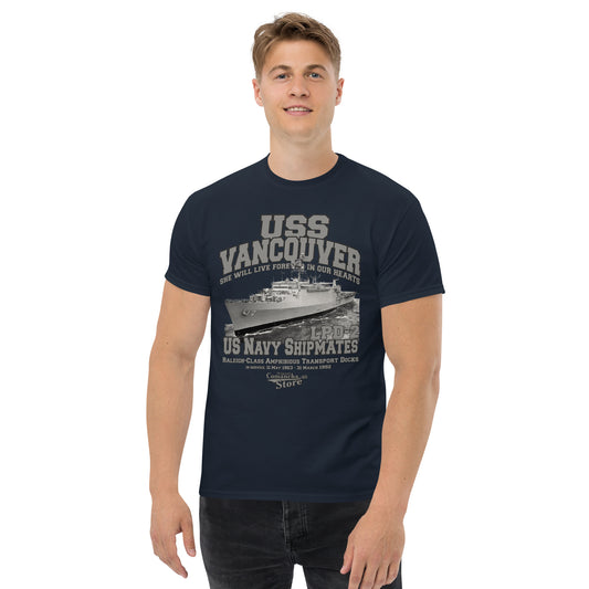 USS Vancouver LPD-2 Shipmates T-shirt,