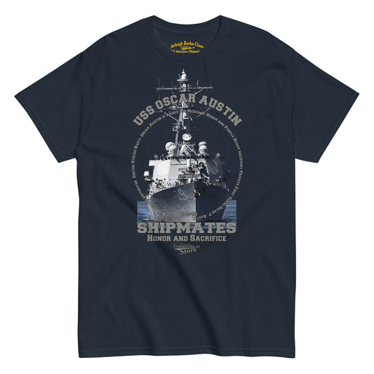 USS Oscar Austin DDG-79 Shipmates T-shirt,