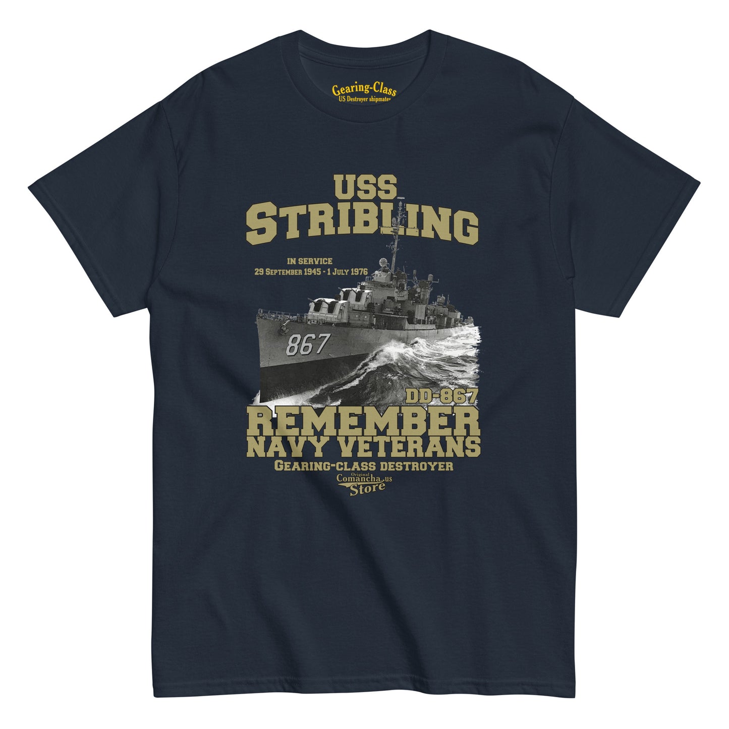 USS Stribling DD-867 Shipmates tee,