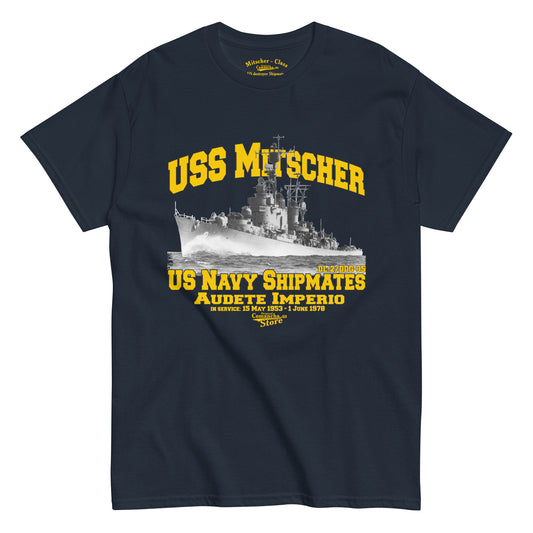 USS Mitscher DL-2 Destroyer t-shirt