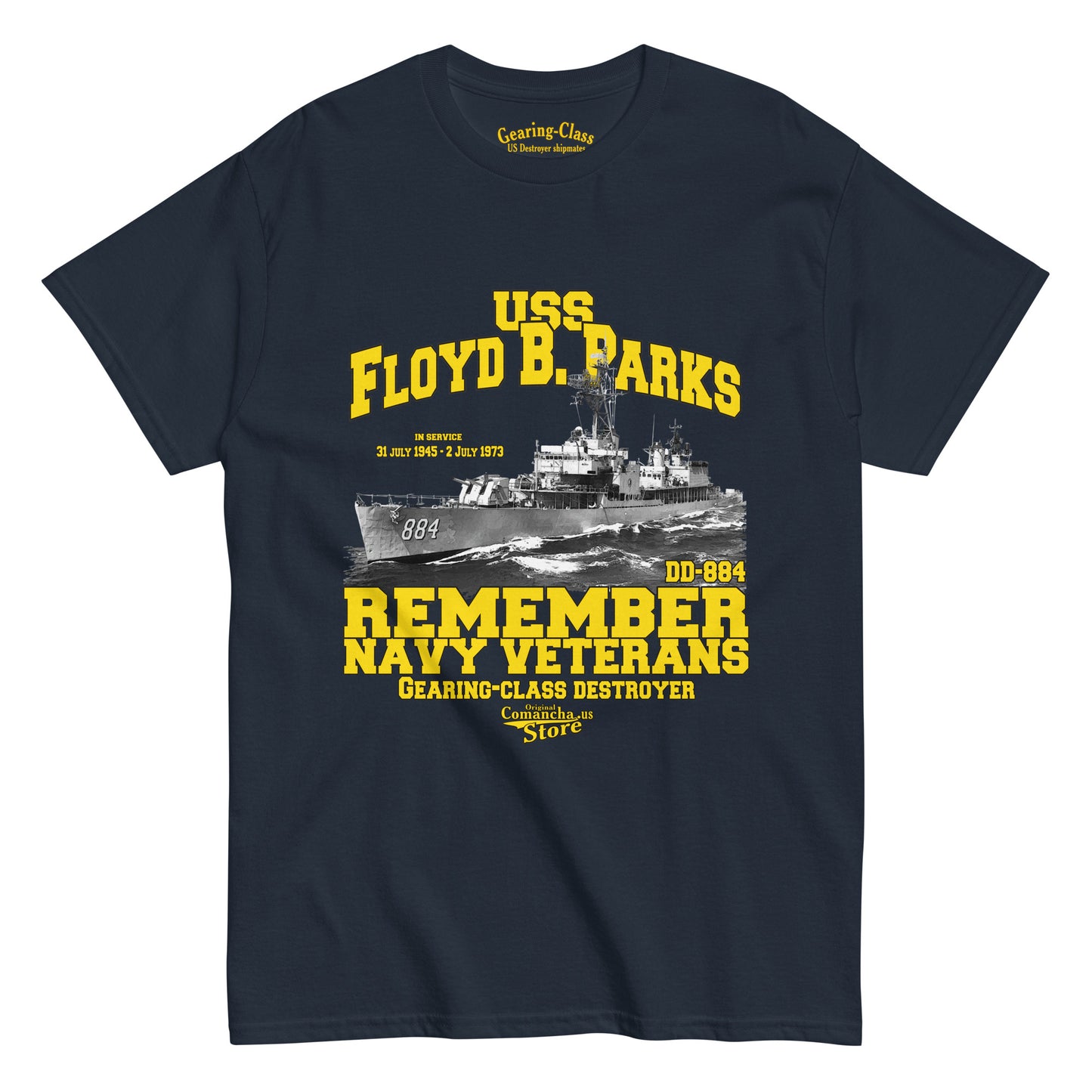 USS Floyd B. Parks DD-884 t-shirt,
