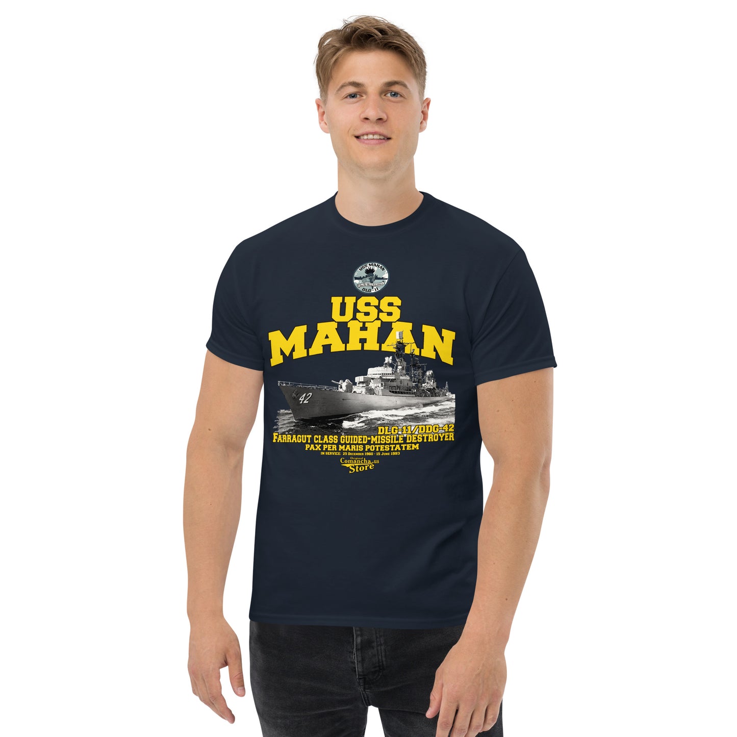 USS Mahan DLG-11/DDG-42 Shipmates t-shirt,