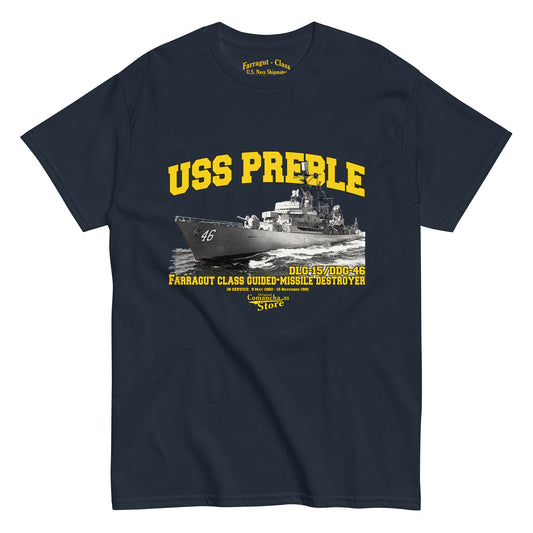 USS Preble DLG-15/DDG-46 t-shirt