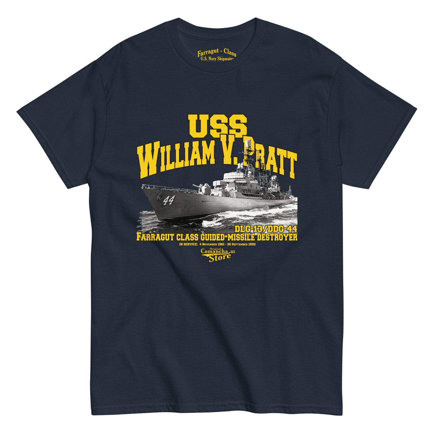 USS William V. Pratt DDG-44 t-shirt