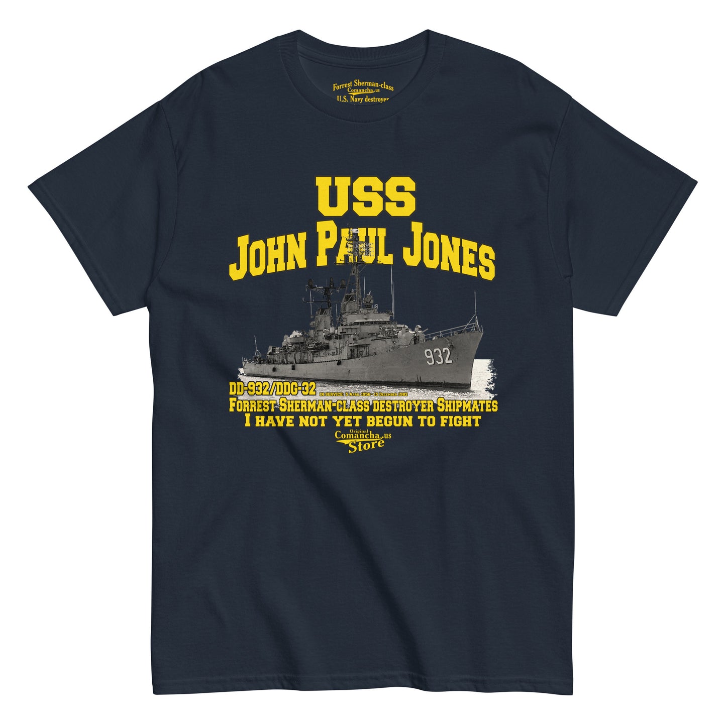 USS John Paul Jones DD-932/DDG-32 t-shirt,