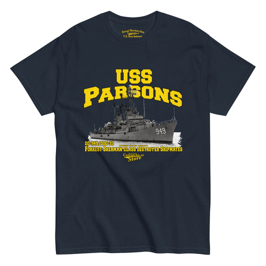 USS Parsons DD-949/DDG-33 t-shirt