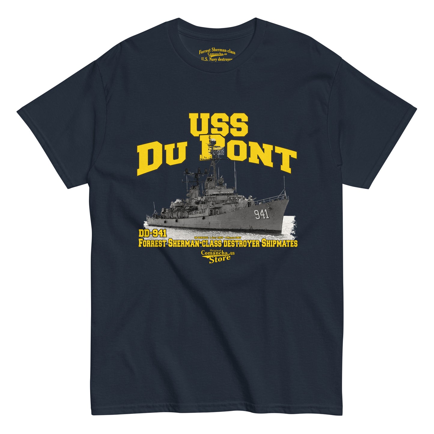 USS Du Pont DD-941 tee