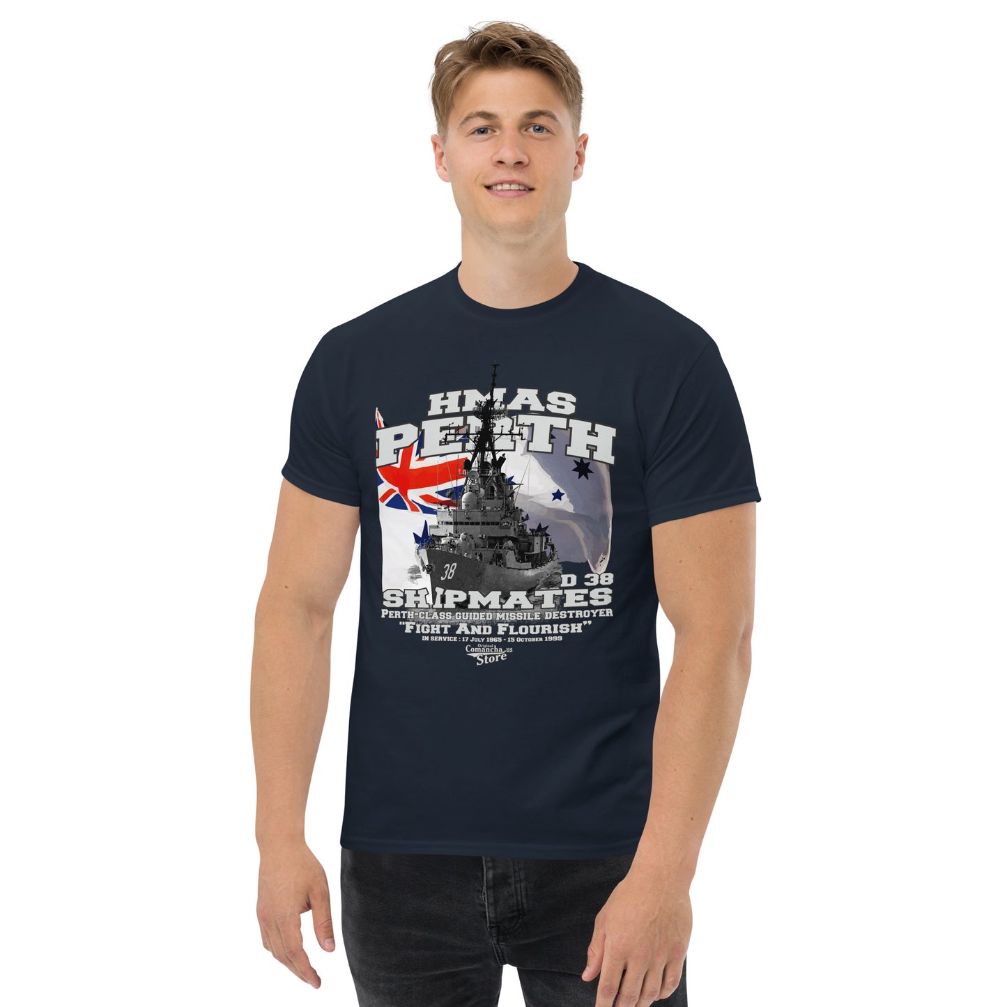 HMAS Perth D 38 Destroyer t-shirt