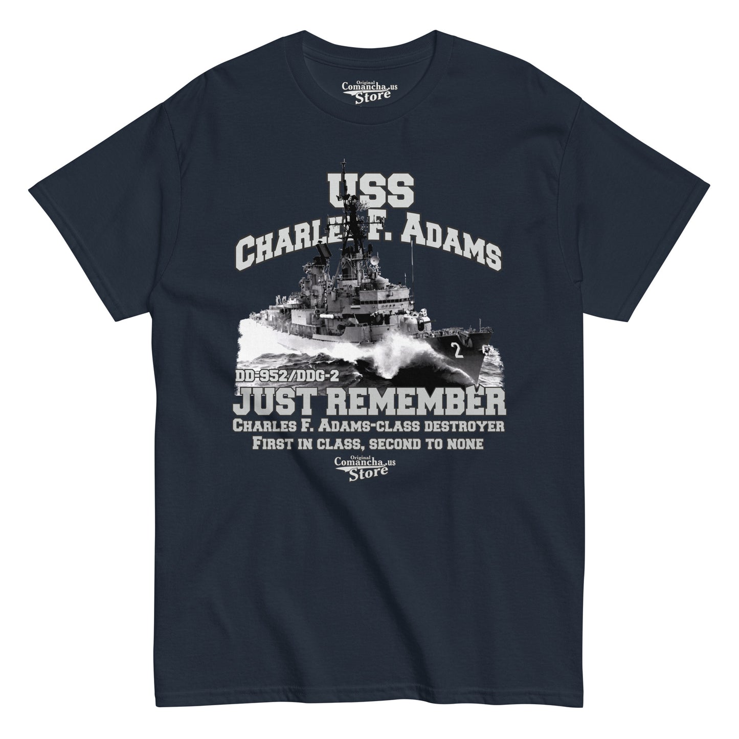USS Charles F. Adams DDG-2 T-shirt,