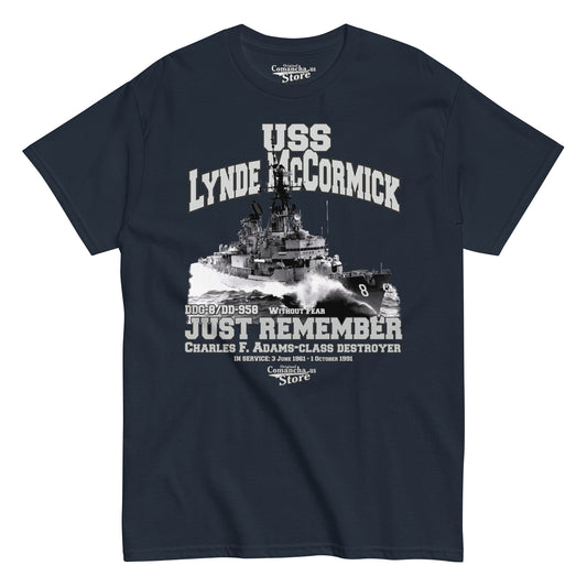 USS Lynde McCormick DDG-8 t-shirt